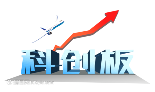 大氣科創(chuàng)板藍(lán)色立體字設(shè)計(jì)